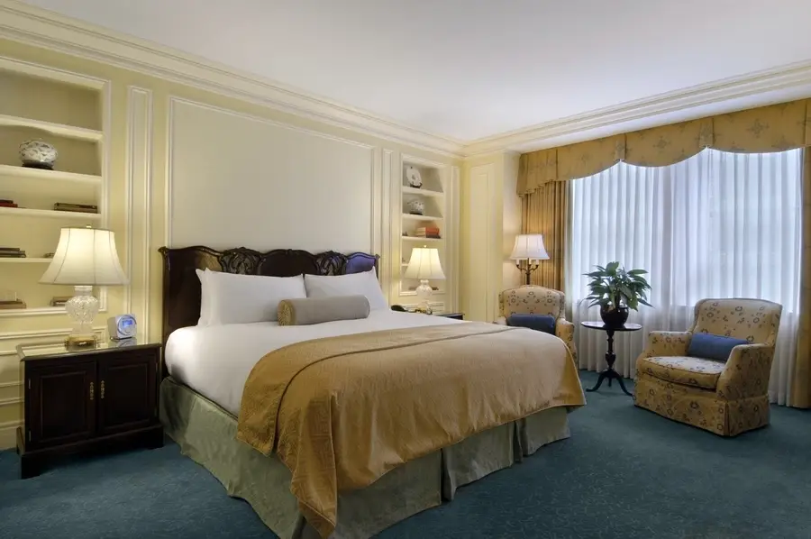 Suite in the Fairmont Hotel – custom drapery designed by BTX.