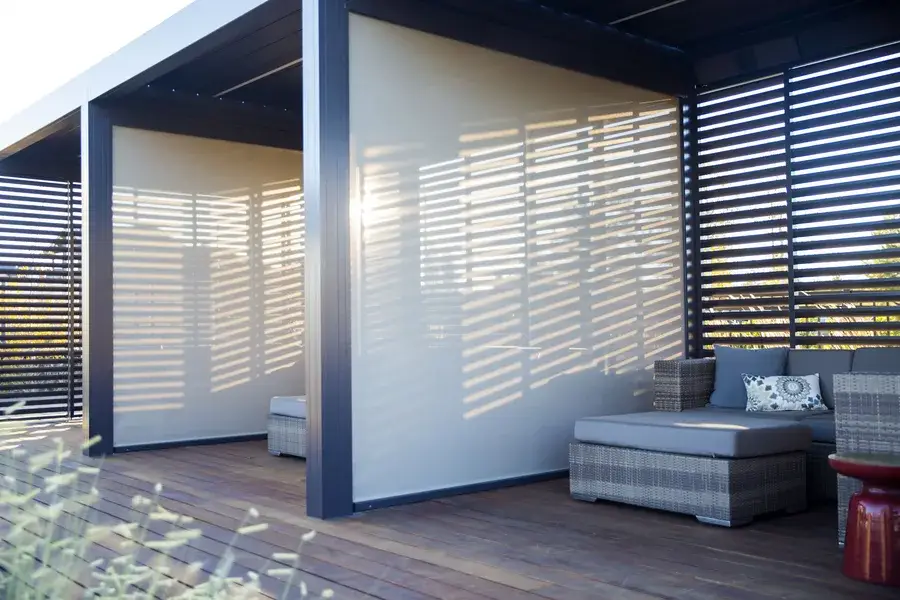Wooden shutters custom designed and built by BTX.