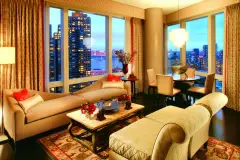 NY Mandarin Penthouse Living Room Drapery